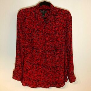 Investments Button Down Blouse